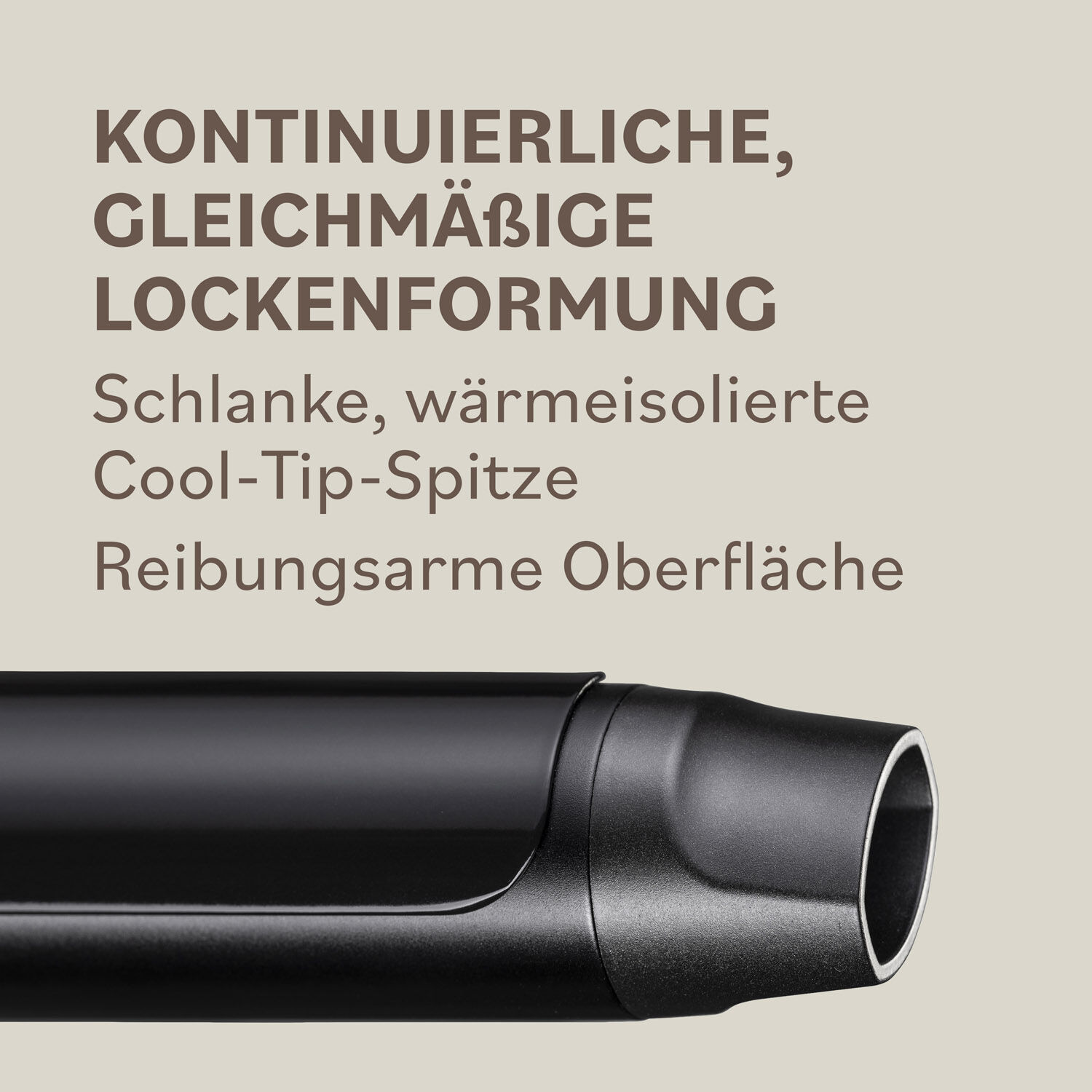 Lockenstab mit Klammer - &Oslash; 32mm
